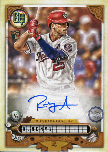 2022 Topps Gypsy Queen Autographs Riley Adams Auto