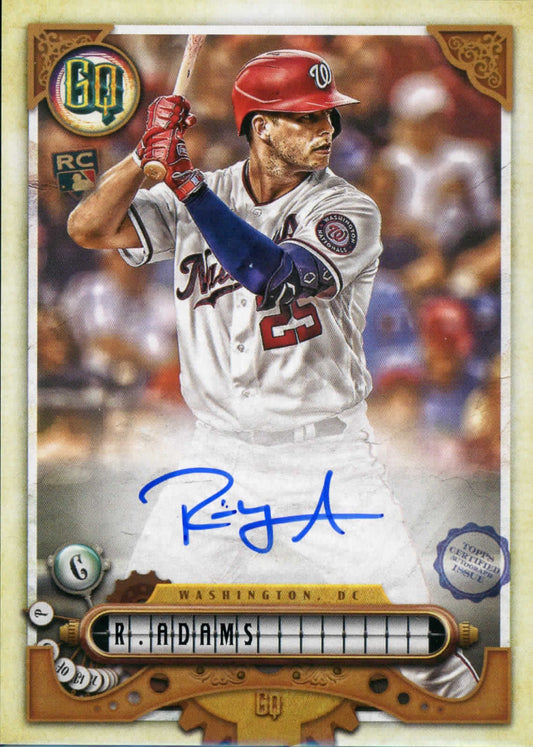 2022 Topps Gypsy Queen Autographs Riley Adams Auto