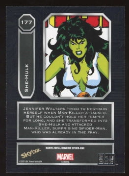 2021 Marvel Metal Universe SHE-HULK Light FX Yellow #177