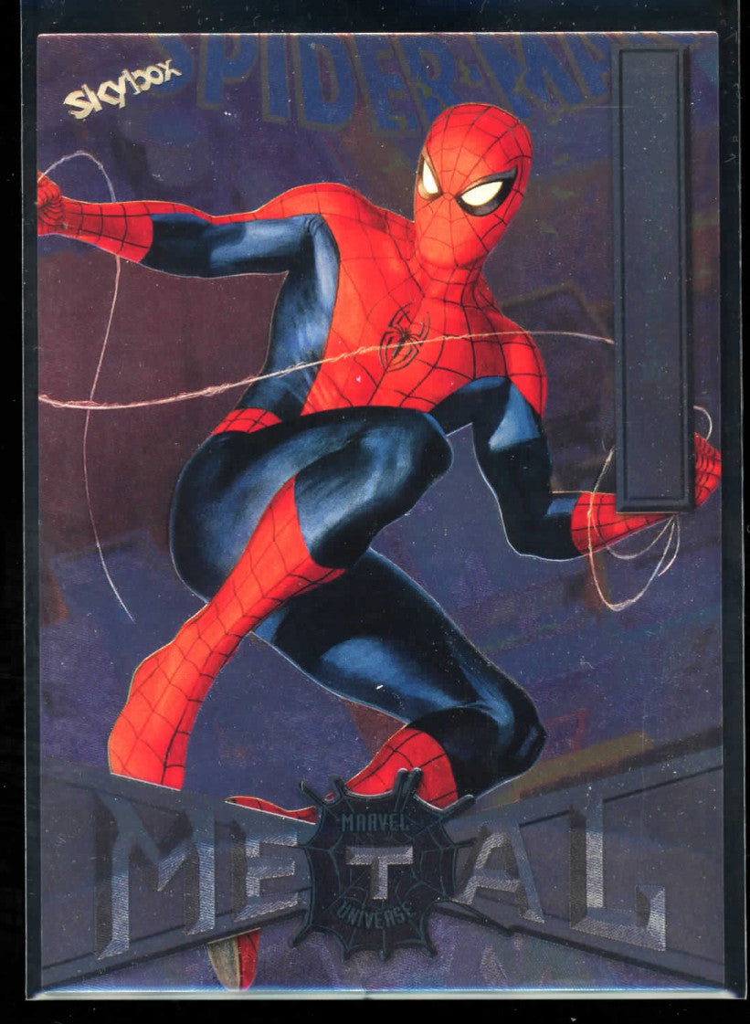 2021 Skybox Marvel Metals Universe Spiderman Base #76