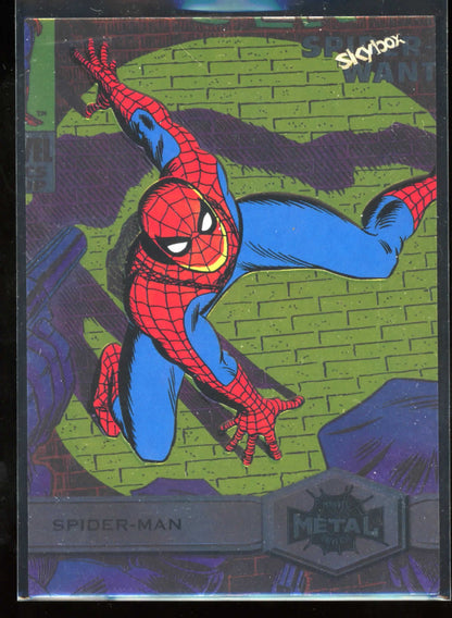 2021 Marvel Metal Universe Spiderman Light FX Yellow