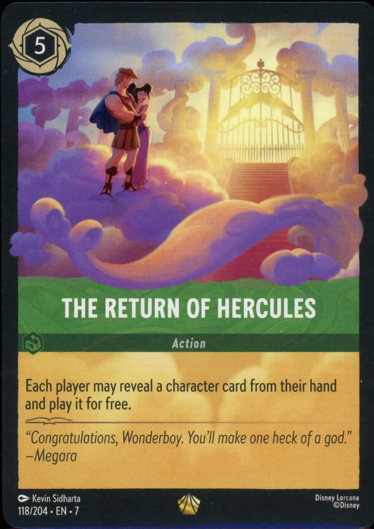 Disney Lorcana The Return of Hercules 118/204 Archazia's Island Legendary